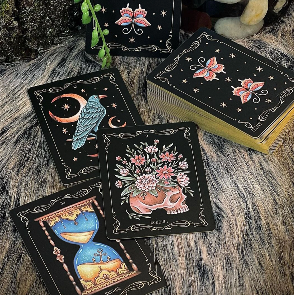 •NOCTURNAL GARDEN• deluxe lenormand deck