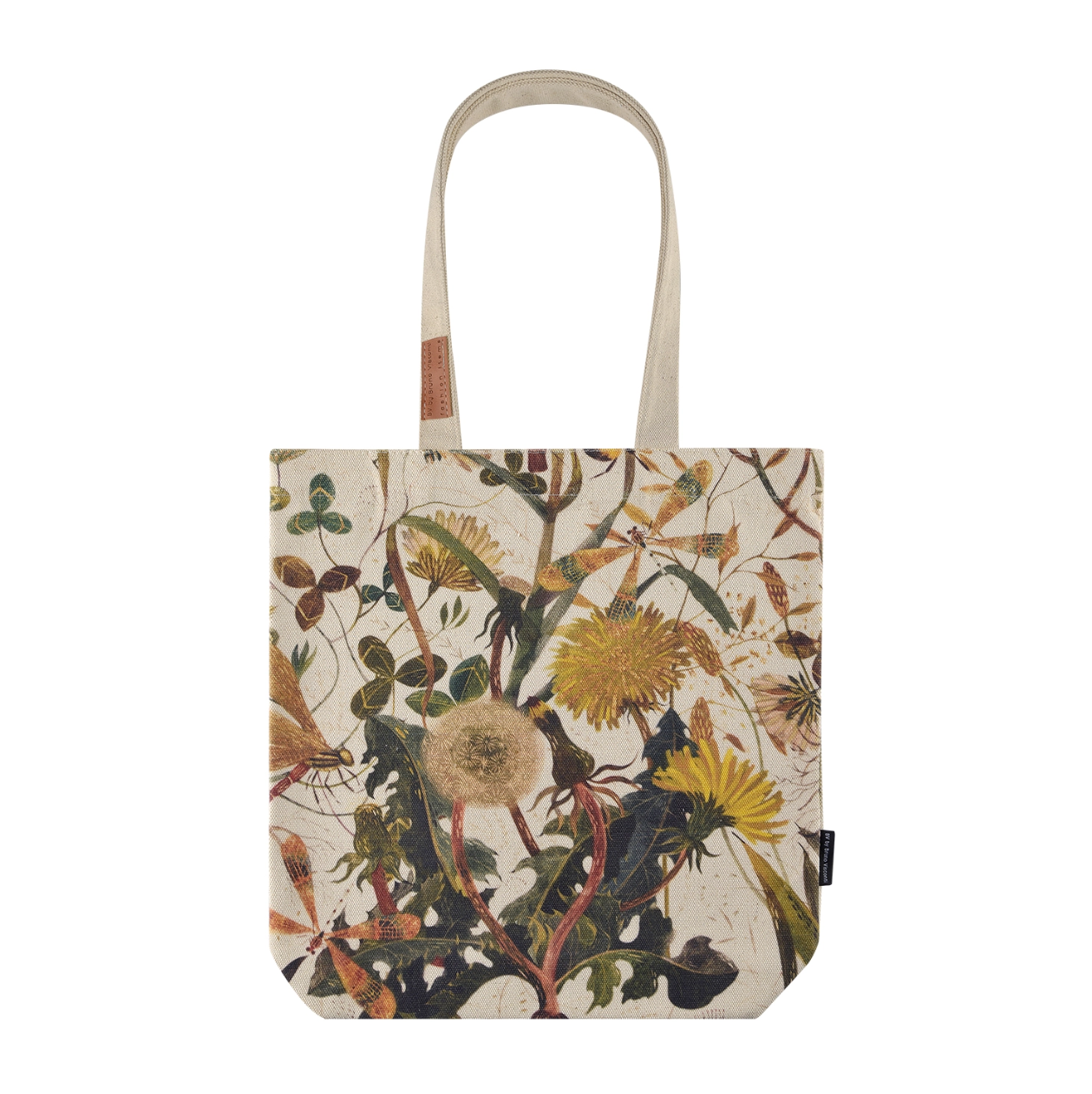 •DANDELION• gusseted canvas shopper