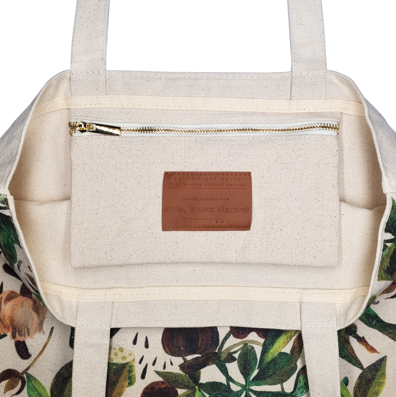 •BAOBAB• gusseted canvas tote