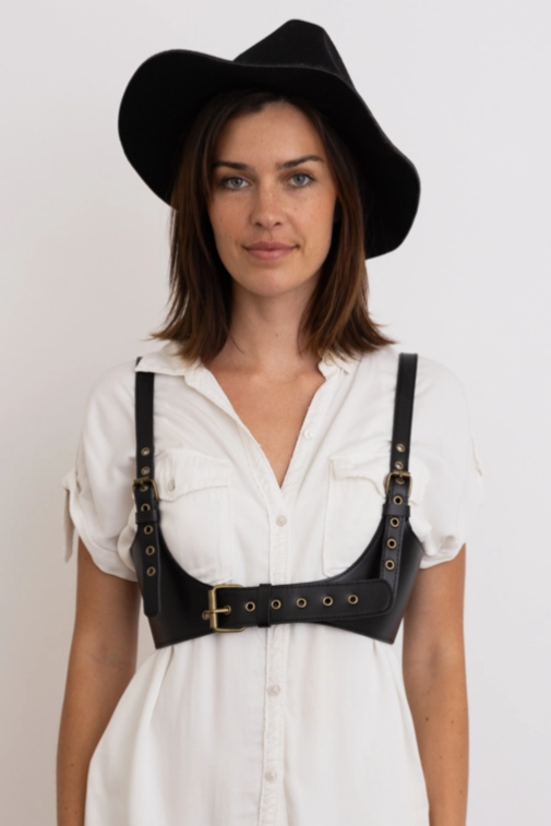 •HARNESS• "leather" belt