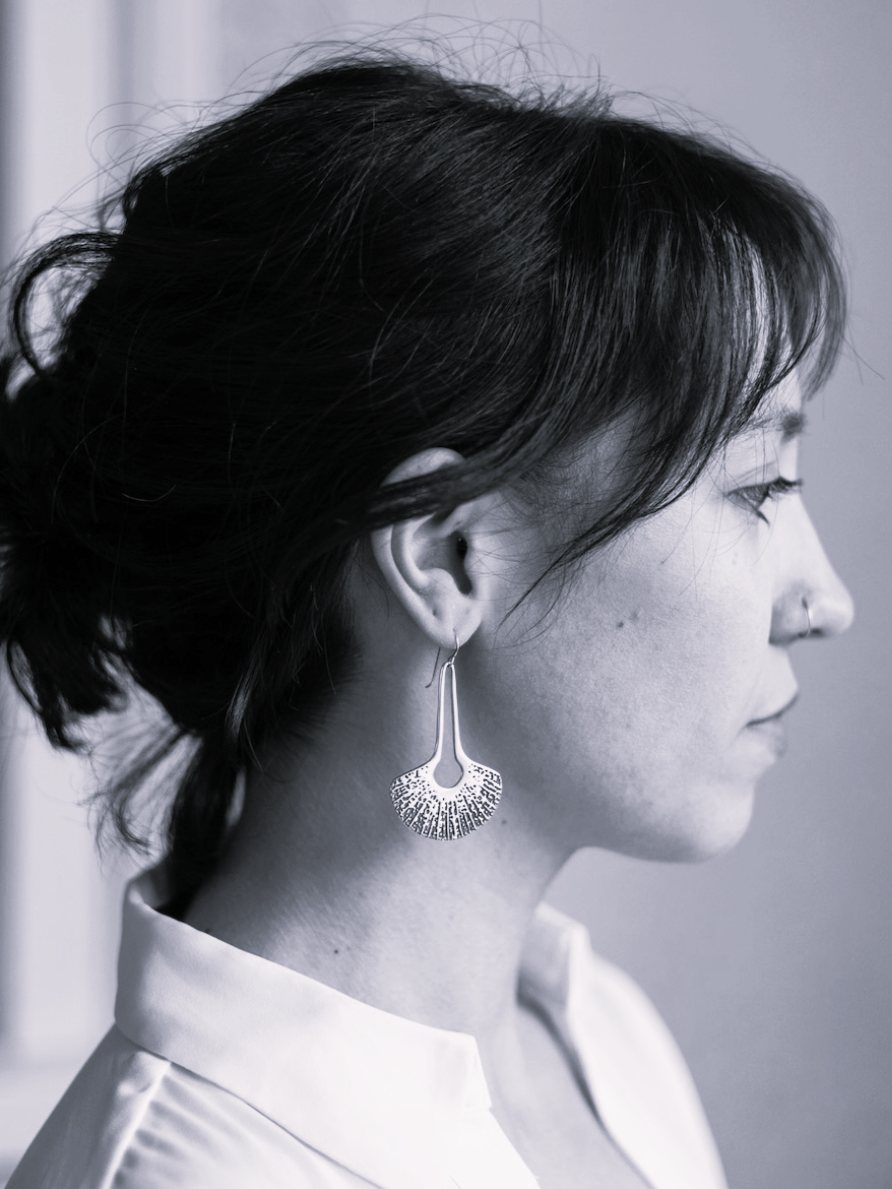•FIONA• silver dangle earrings