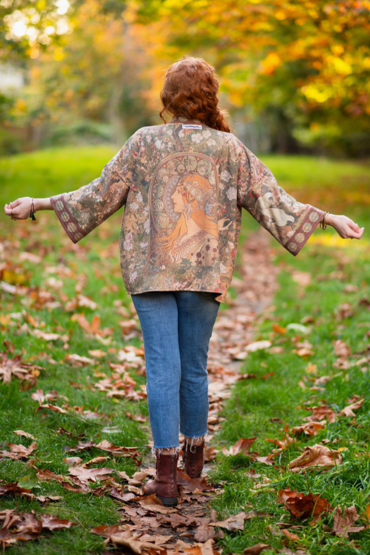 •DREAMWEAVER• fleece lined cottage cardigan