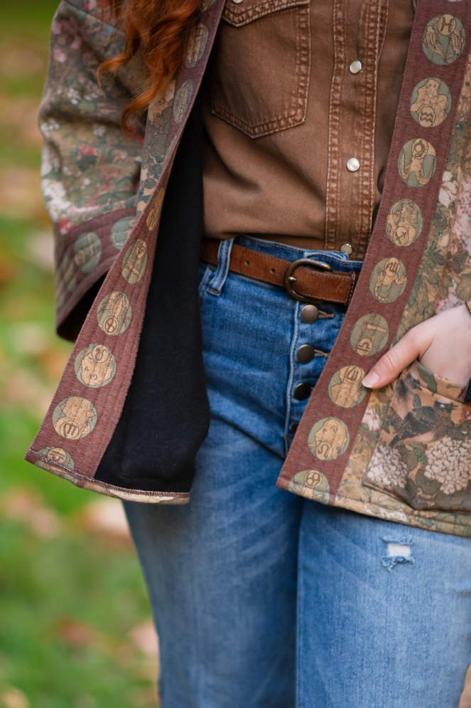 •DREAMWEAVER• fleece lined cottage cardigan