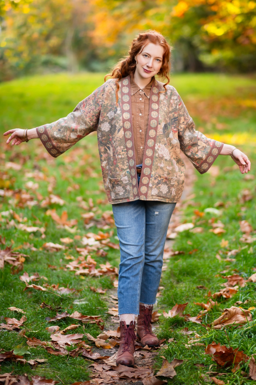 •DREAMWEAVER• fleece lined cottage cardigan