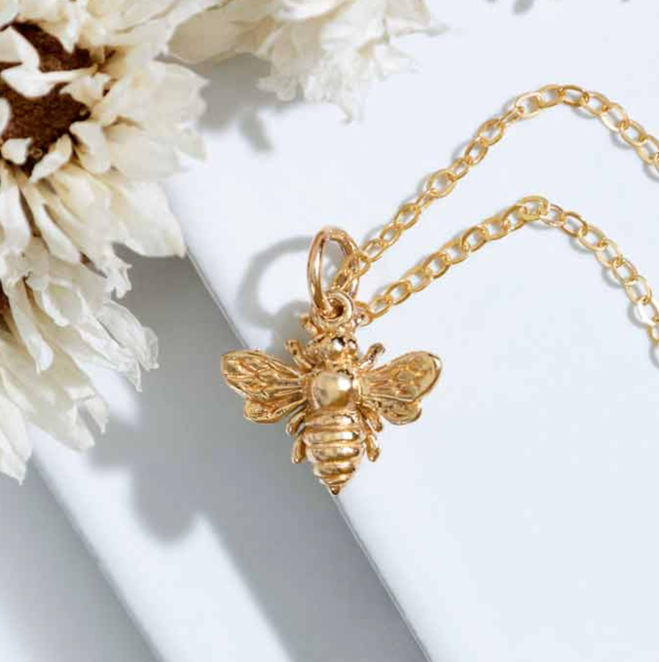 •HONEY BEE• gold necklace