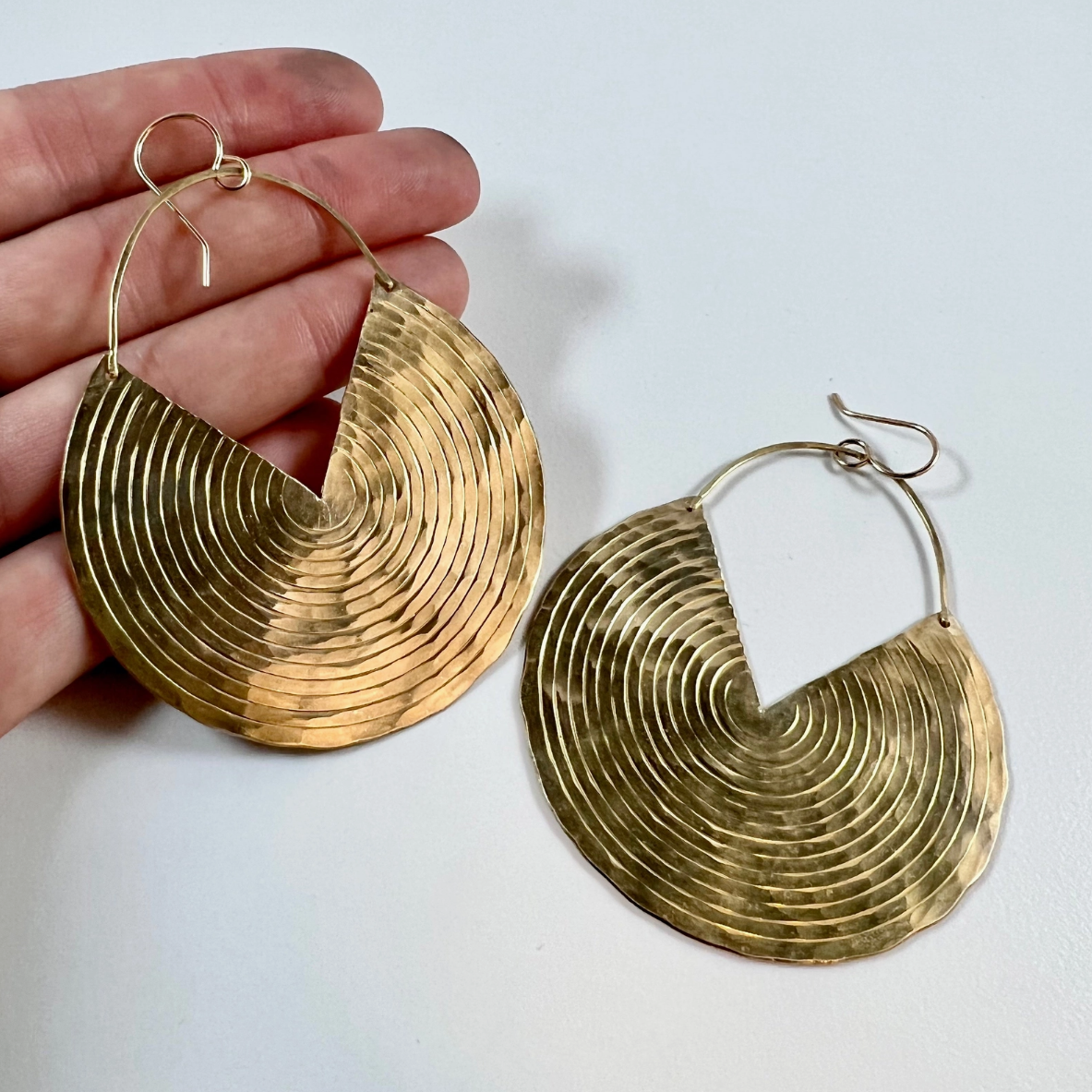 •BLISS II LARGE• gold dangle earrings