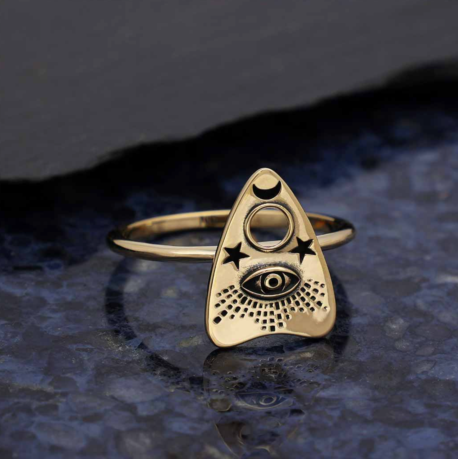 •PLANCHETTE• bronze ring