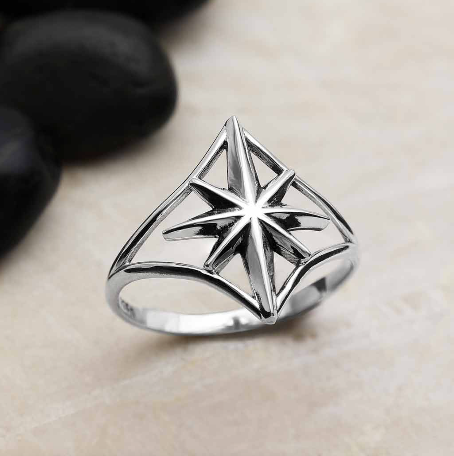 •NORTH STAR• sterling silver ring