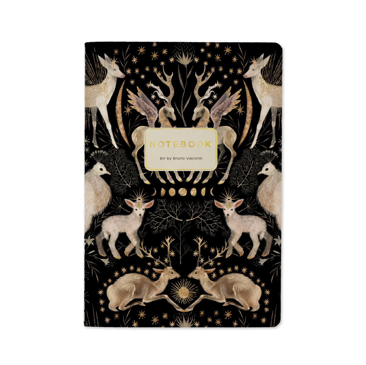 •FOREST FAUNA• lined notebook