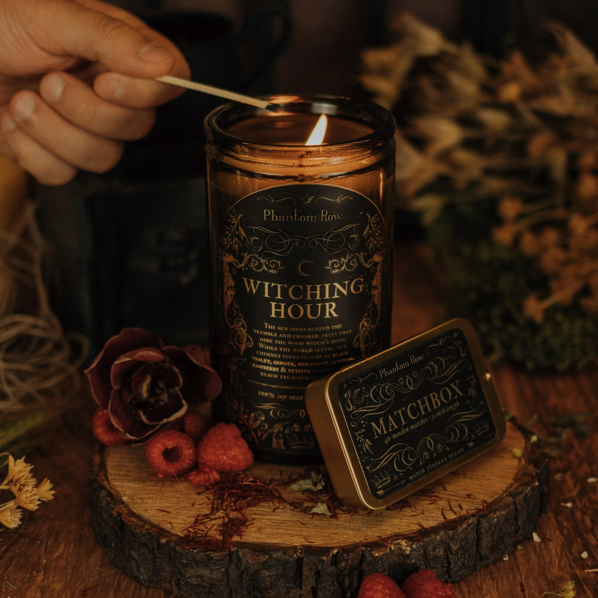 •WITCHING HOUR• soy wax candle (various sizes)