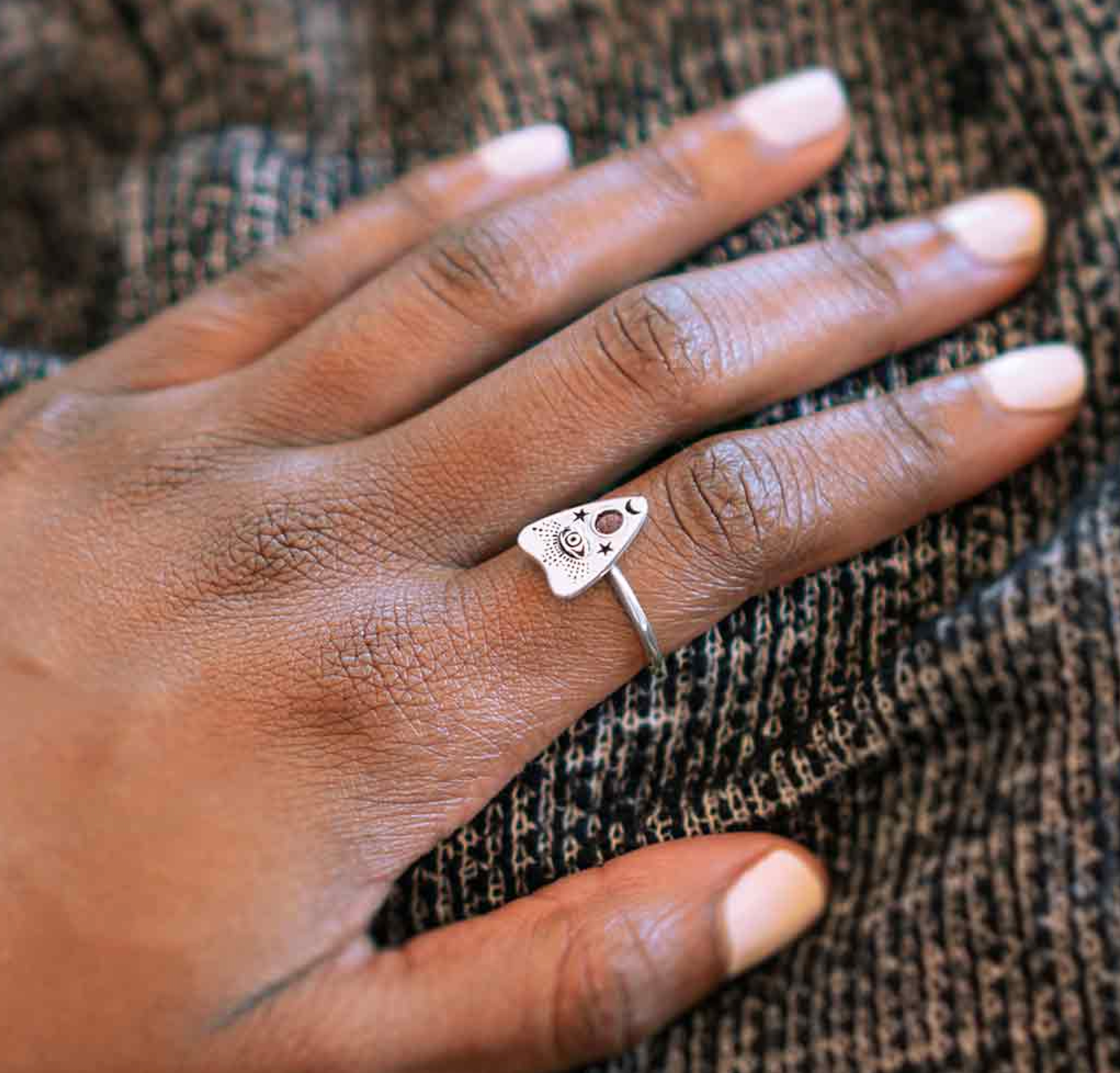 •PLANCHETTE• recycled silver ring