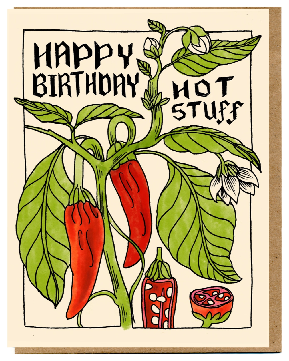 •HOT STUFF• birthday card