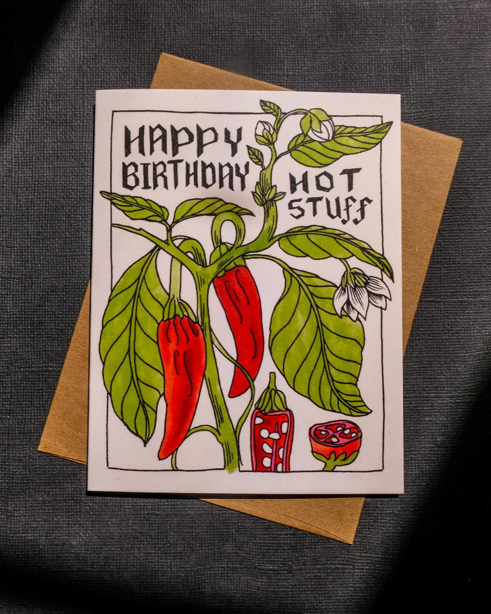 •HOT STUFF• birthday card