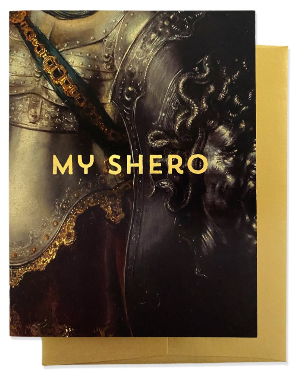 •MY SHERO• greeting card