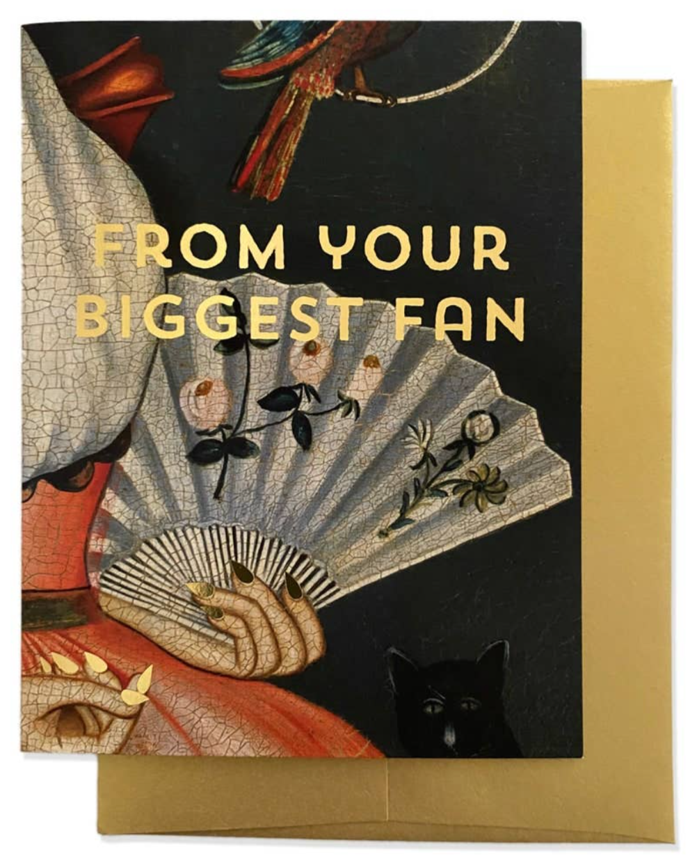 •BIGGEST FAN• greeting card