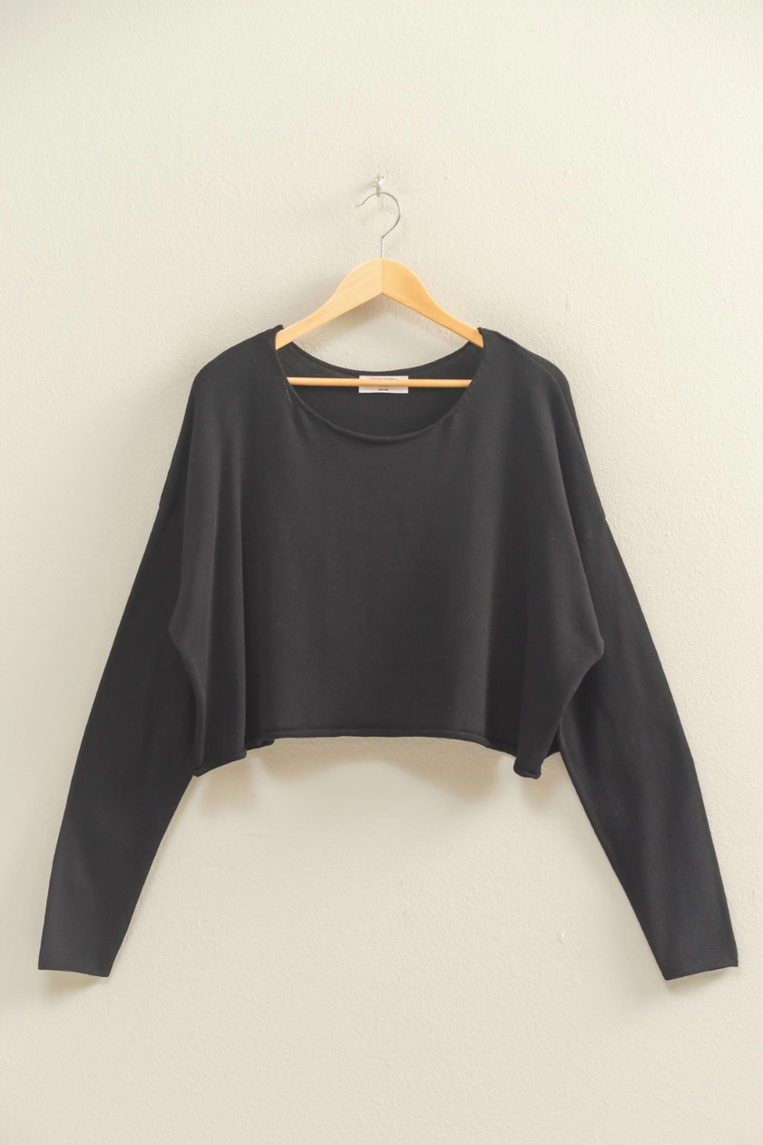 •BAILEY• wide neck lightweight sweater