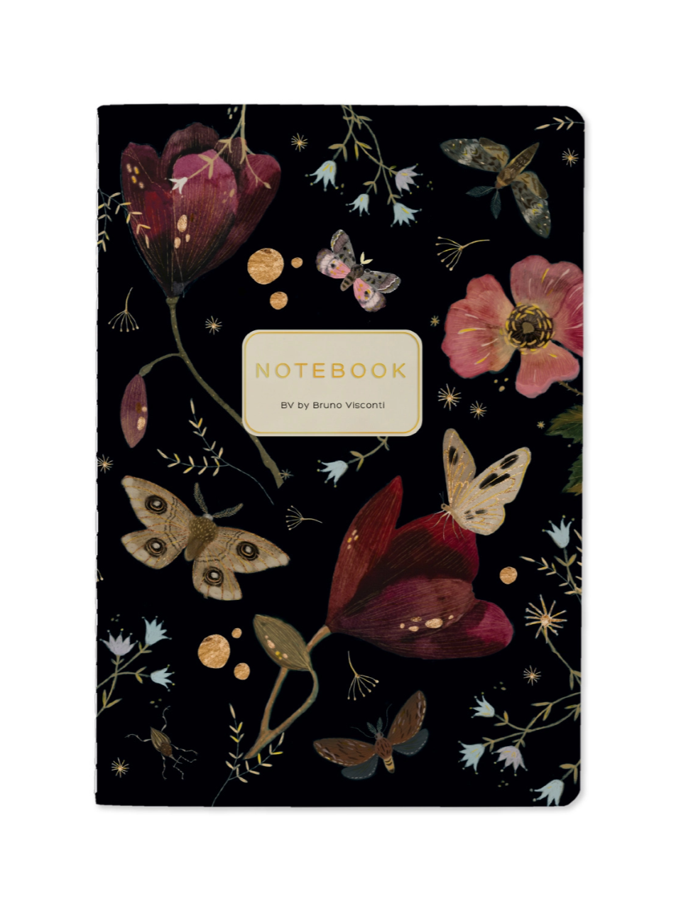 •NIGHT BUGS• lined notebook