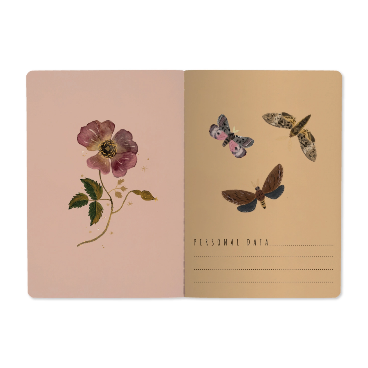 •NIGHT BUGS• lined notebook