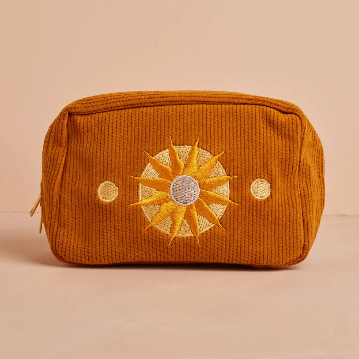 •SUN COIN• corduroy makeup bag