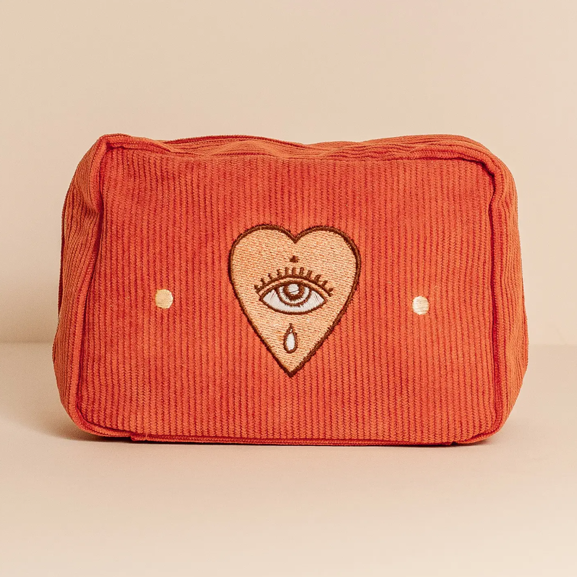 •MILAGRO HEART• corduroy makeup bag