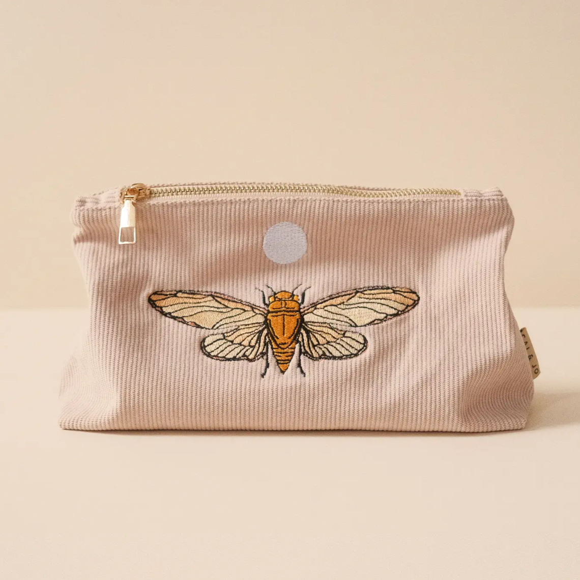 •CICADA MOON• corduroy pouch