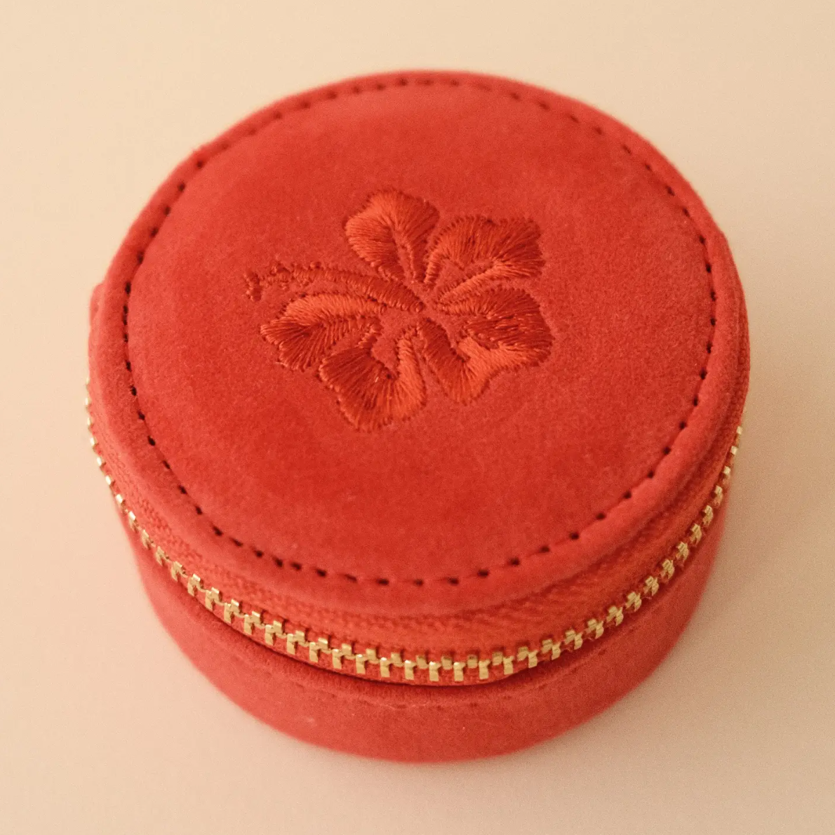 •HIBISCUS• mini travel jewelry case