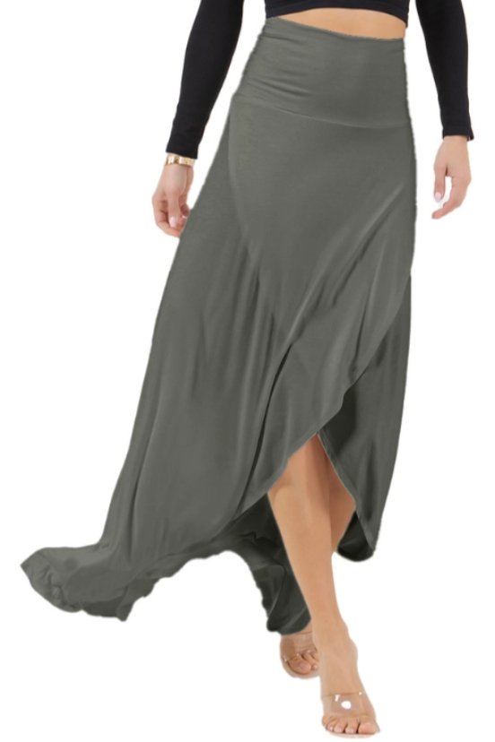 •ELLA• tulip hem midaxi skirt (USA)