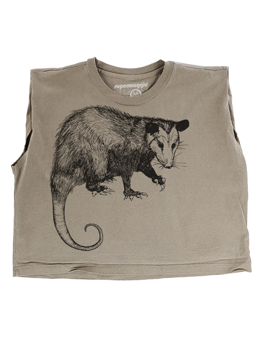•OPOSSUM• cotton muscle tee (USA)