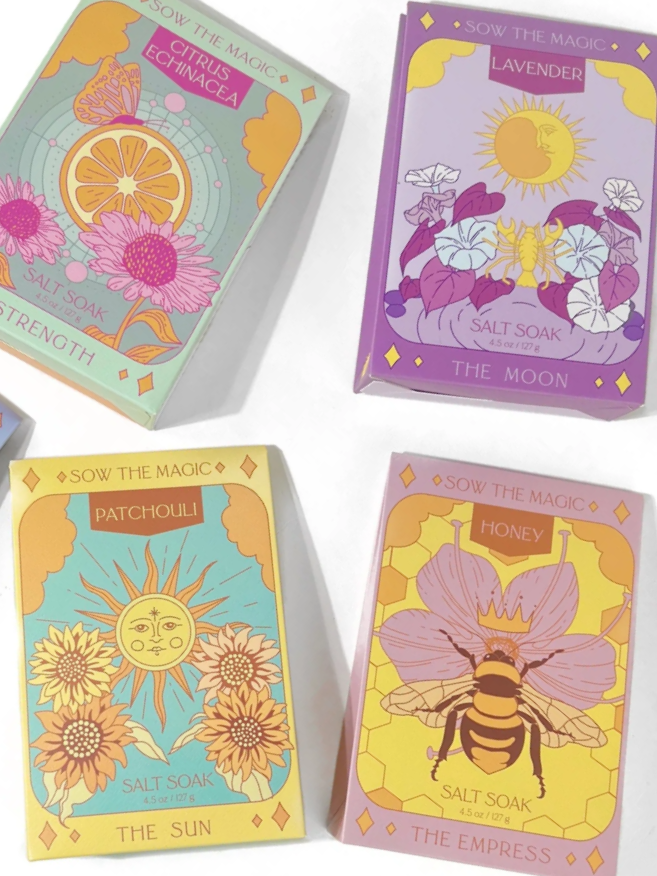 •THE EMPRESS• honey tarot bath salt soak