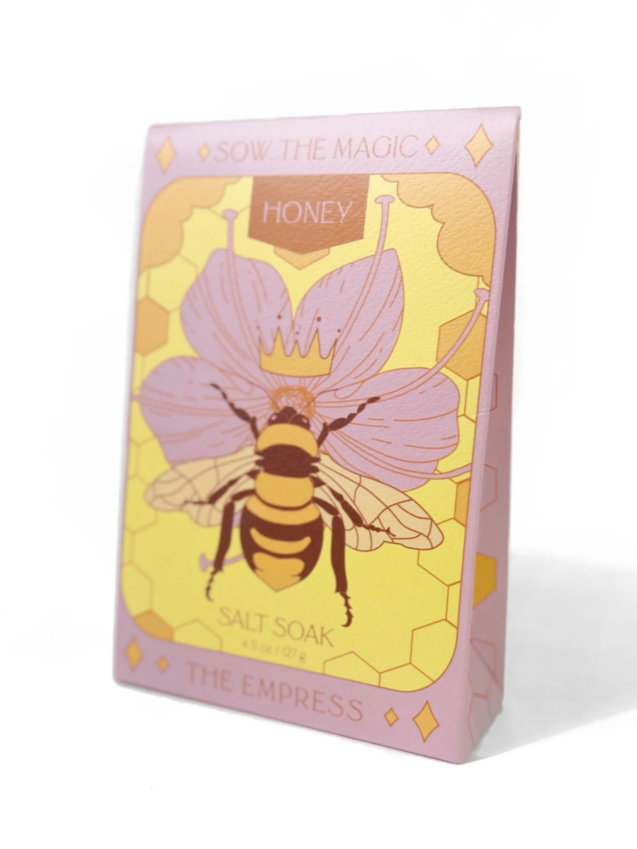 •THE EMPRESS• honey tarot bath salt soak