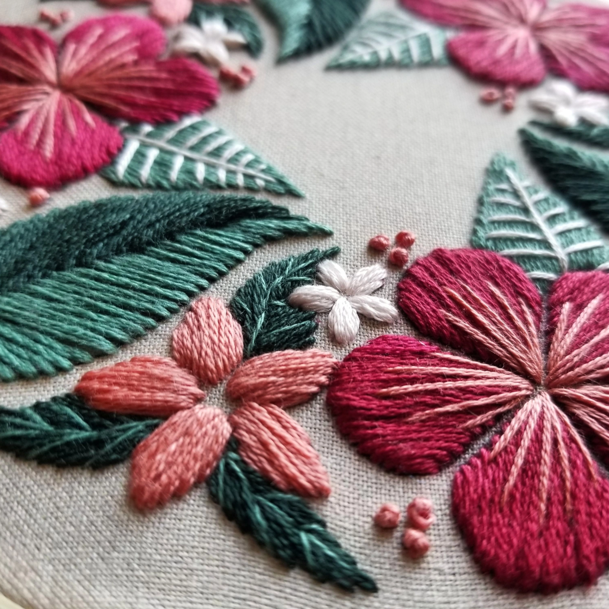 •FLORAL FLOURISH• beginner friendly embroidery kit