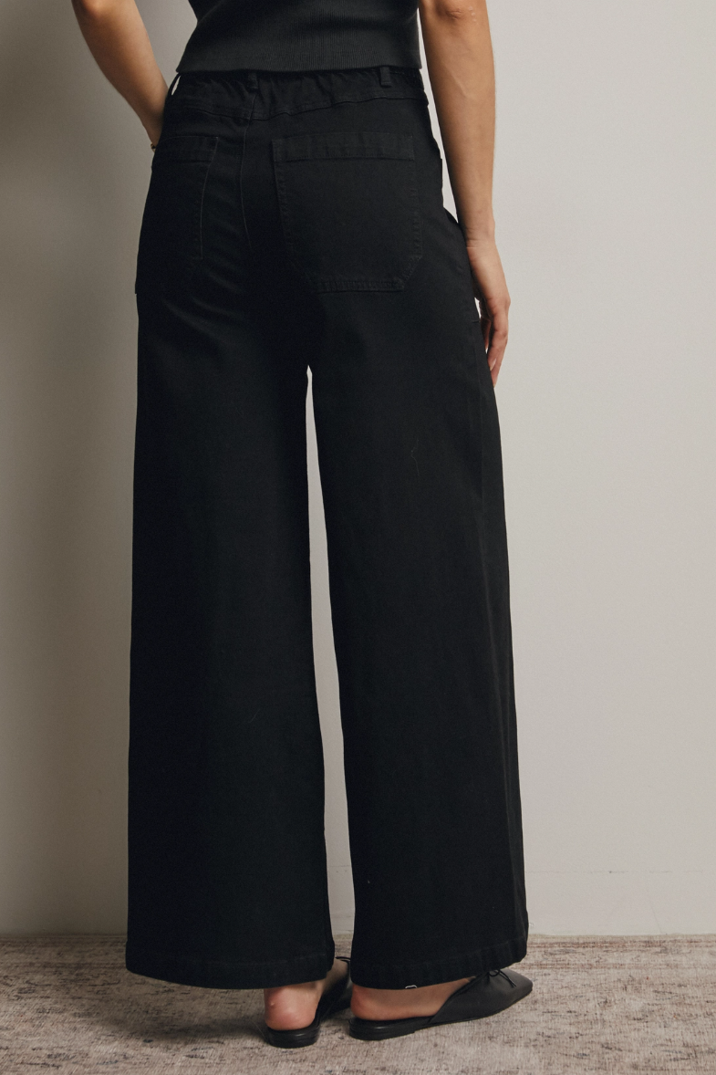 •LEXI• wide leg denim pants