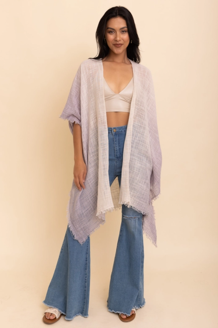 •MIRANDA• ombre cotton cardi