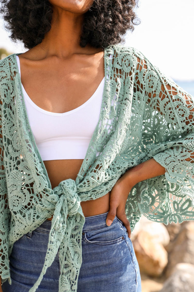 •PENELOPE• crochet wrap cardi