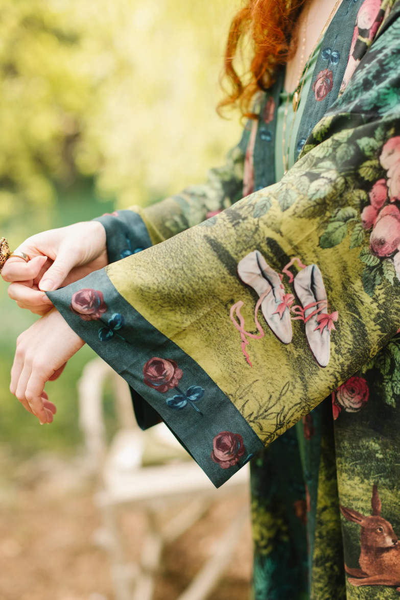 •DAYDREAMER• bamboo cardigan with tie