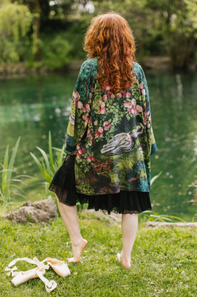 •DAYDREAMER• bamboo cardigan with tie