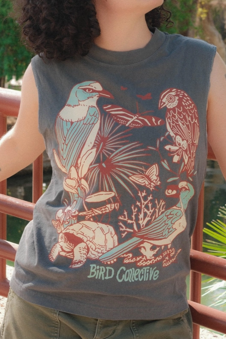 •SOUTHEAST WILD• cotton muscle tee (USA)
