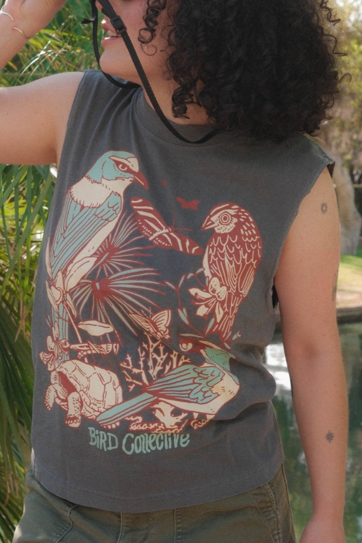 •SOUTHEAST WILD• cotton muscle tee (USA)