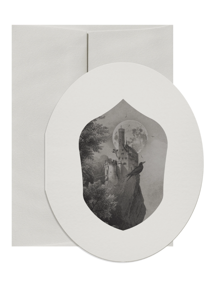 •DARK KINGDOM - RAVEN• greeting card