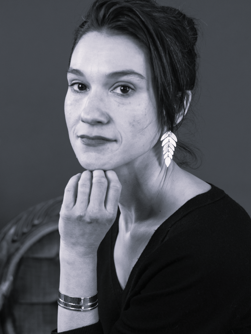 •JULES• gold dangle earrings