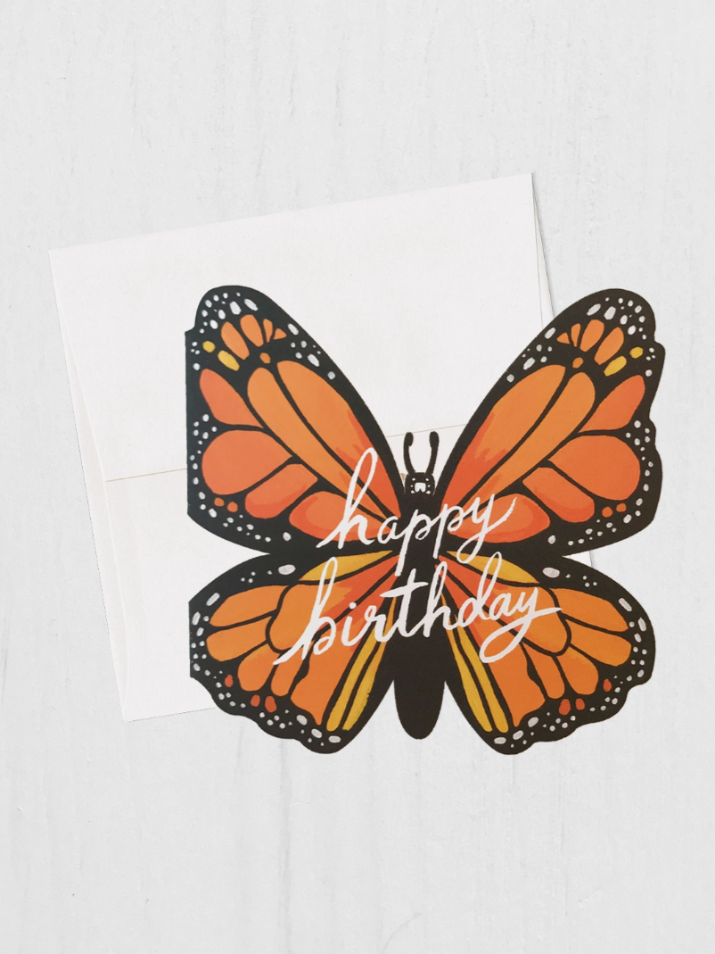 •MONARCH• birthday card