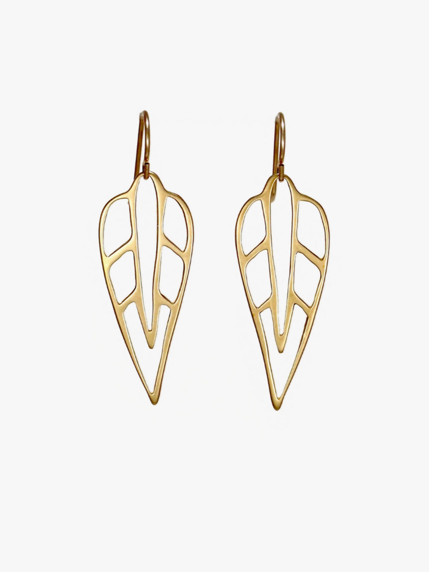 •SYLVIA• gold dangle earrings
