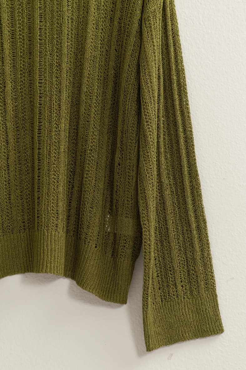 •WILLOW• open knit sweater