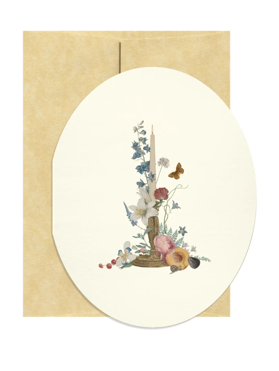 •CANDLESTICK VANITAS• greeting card