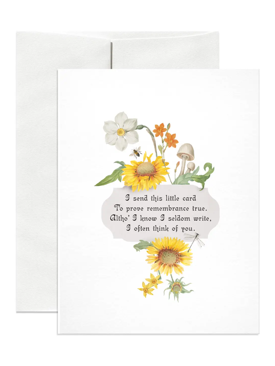 •VICTORIAN FRIENDSHIP• greeting card