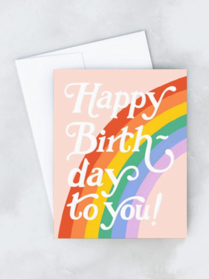 •RAINBOW• birthday card