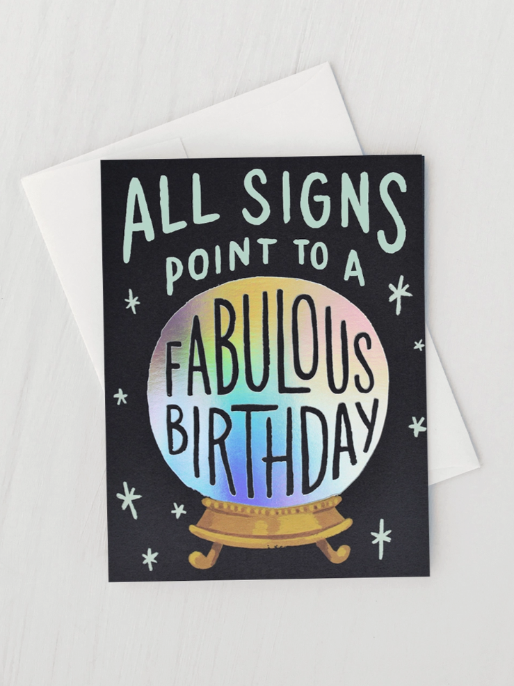 •FORTUNE• birthday card