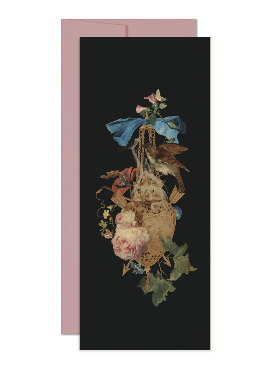 •BURNING HEART• greeting card