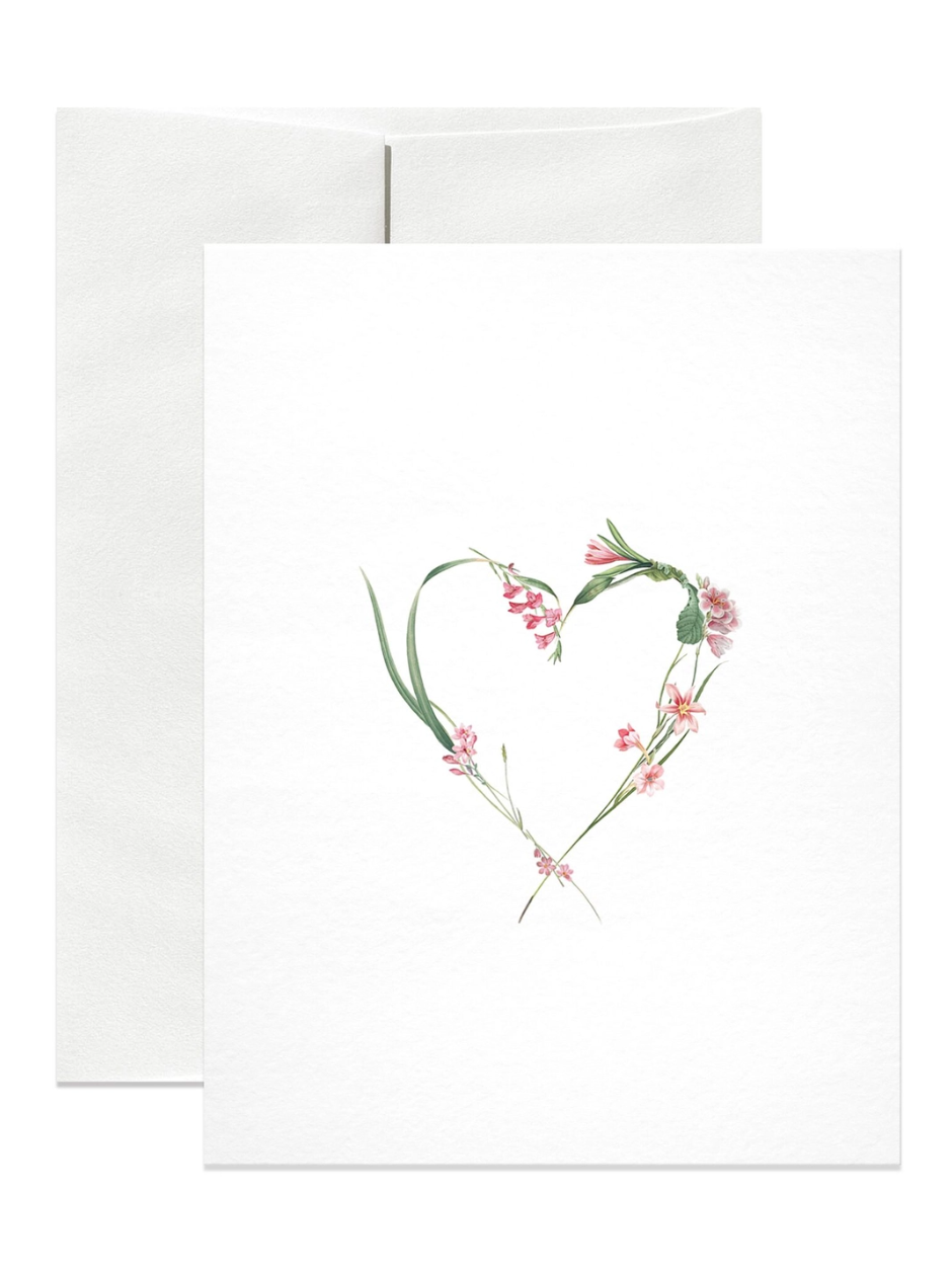 •MIMA'S ROSE HEART• greeting card
