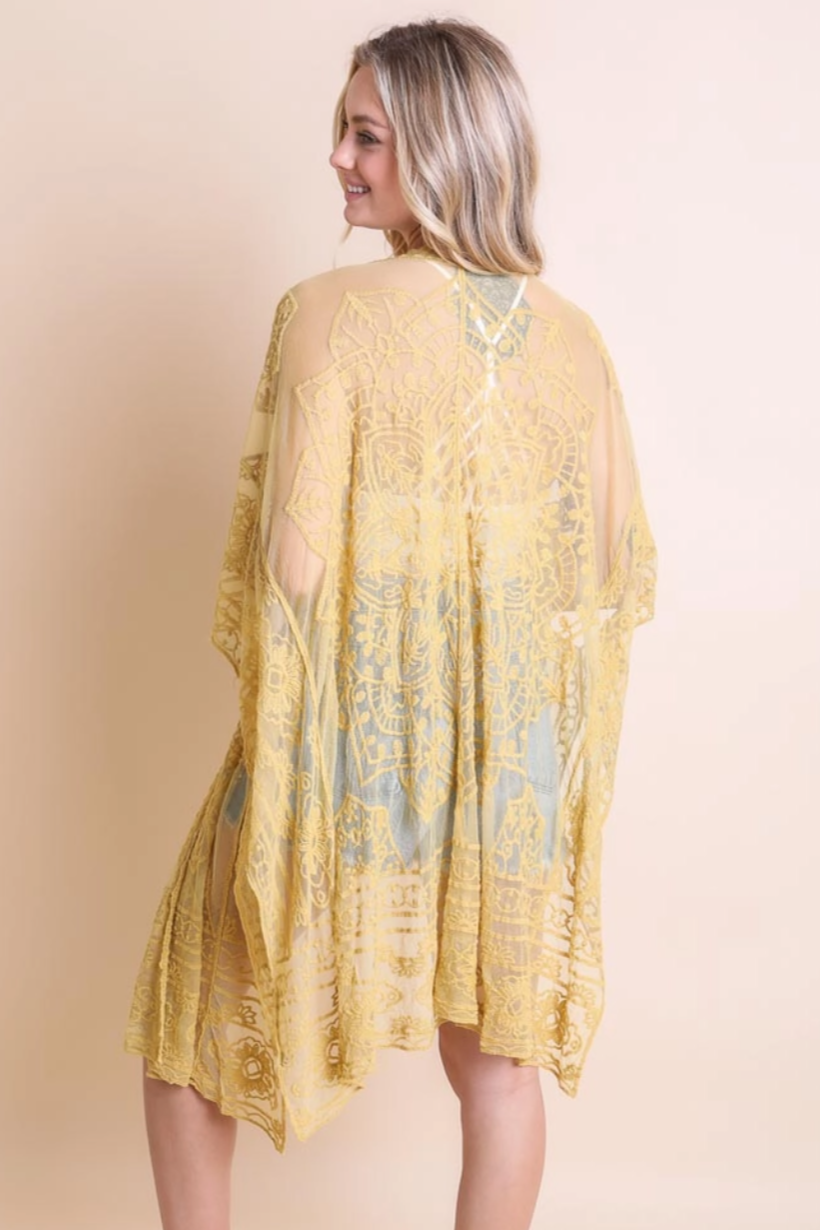 •ANANDA• mesh mandala viscose cardi